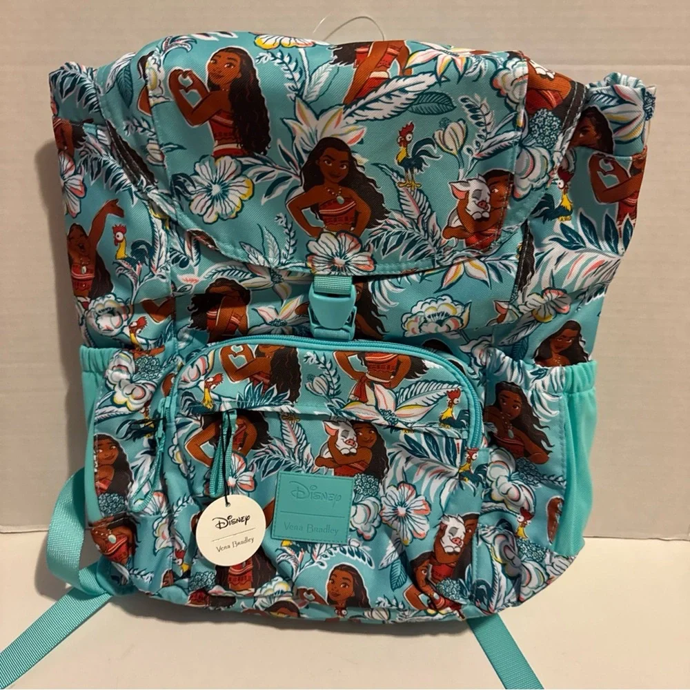 Vera Bradley Disney Moana Tropical Campus Daytripper Backpack NWT!